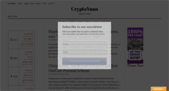 Desktop Screenshot of cryptoyuan.com